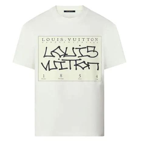 louis vuitton beyaz tişört|louis vuitton short sleeve t shirt.